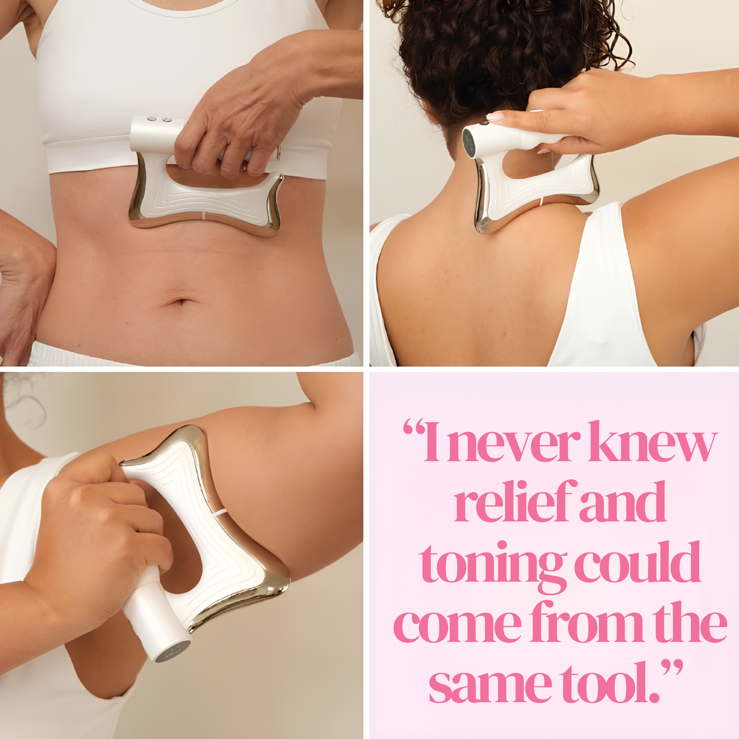 3-in-1 EMS Body Sculptor for Deep Muscle Relief, Lymph Drainage and Toning