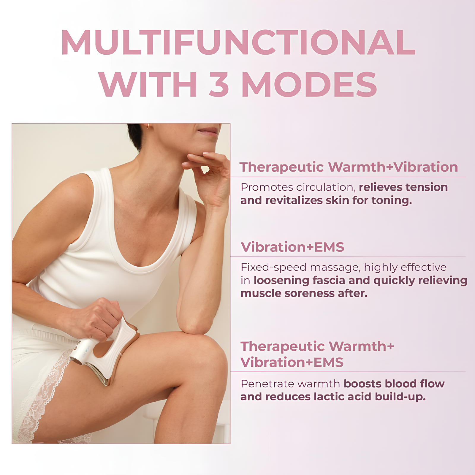 Enhanced 3-in-1 EMS Body Sculptor for Deep Muscle Relief and Toning