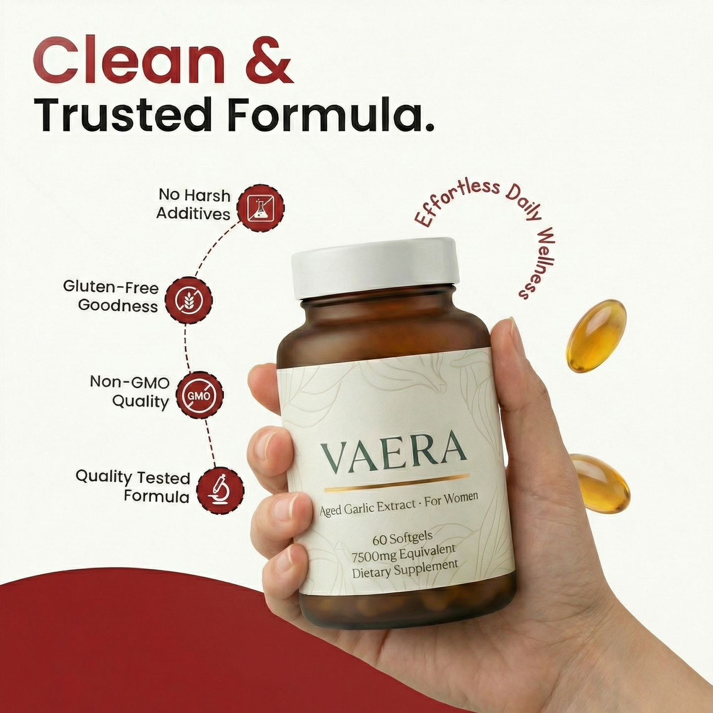 Vaera Aged Garlic Extract Softgels