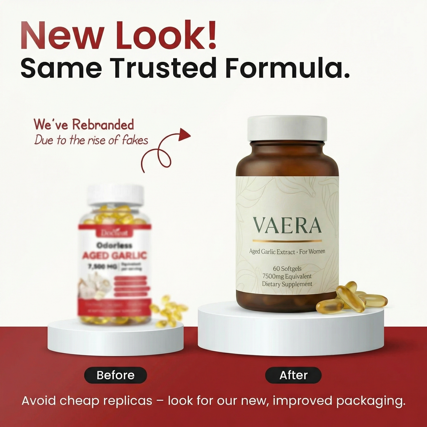 Vaera Aged Garlic Extract Softgels